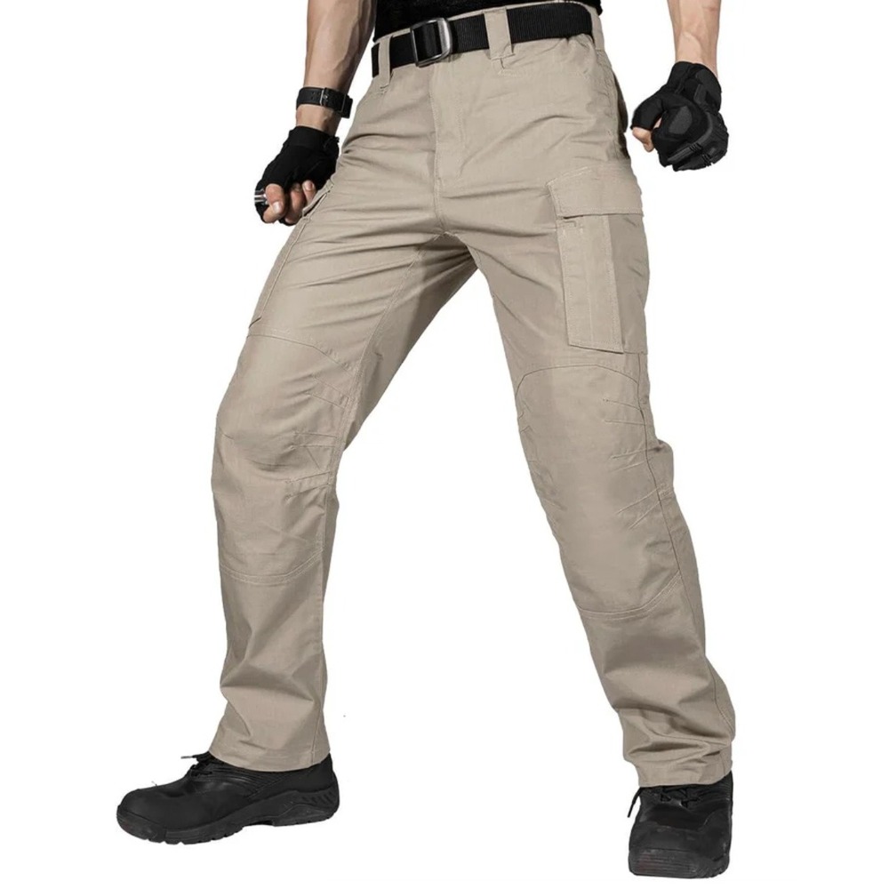 FREE SOLDIER Tactical Cargo Pants Khaki Men's Size 36/32 Ripstop Water Repellent